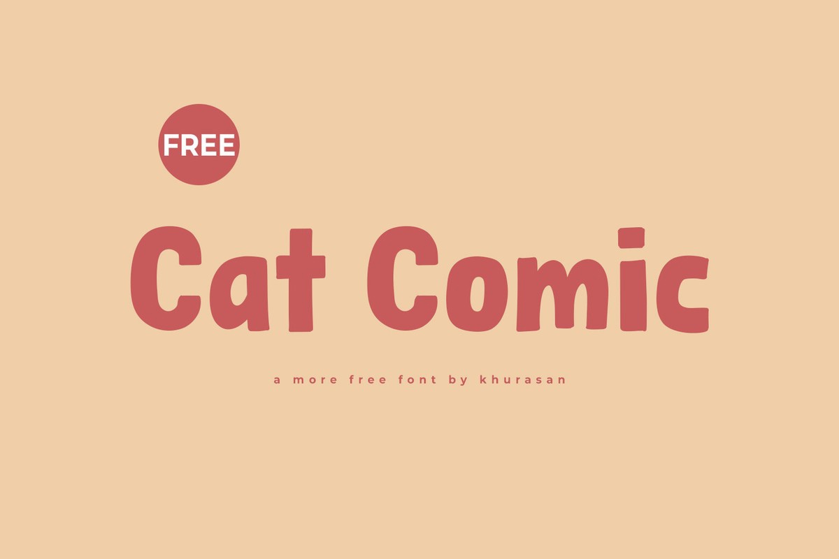 Font Cat Comic