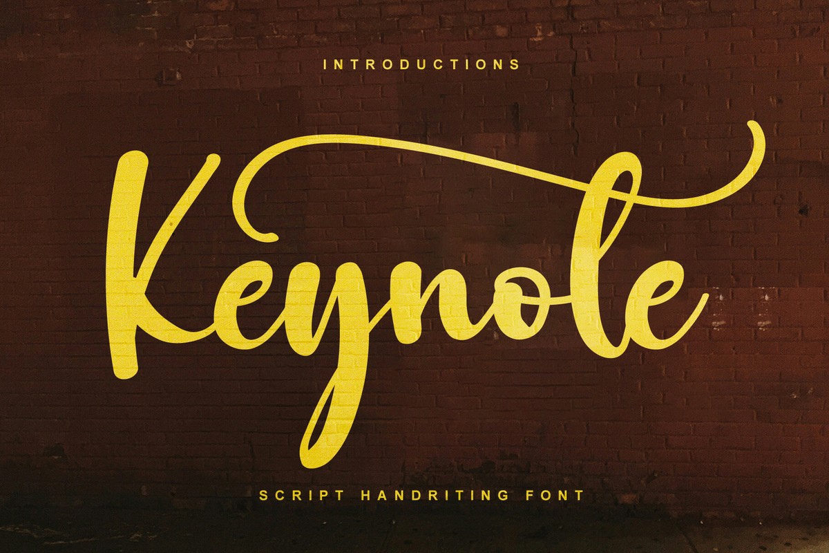 Font Keynote