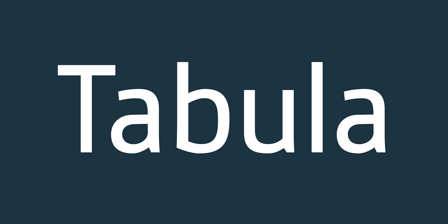 Font Tabula