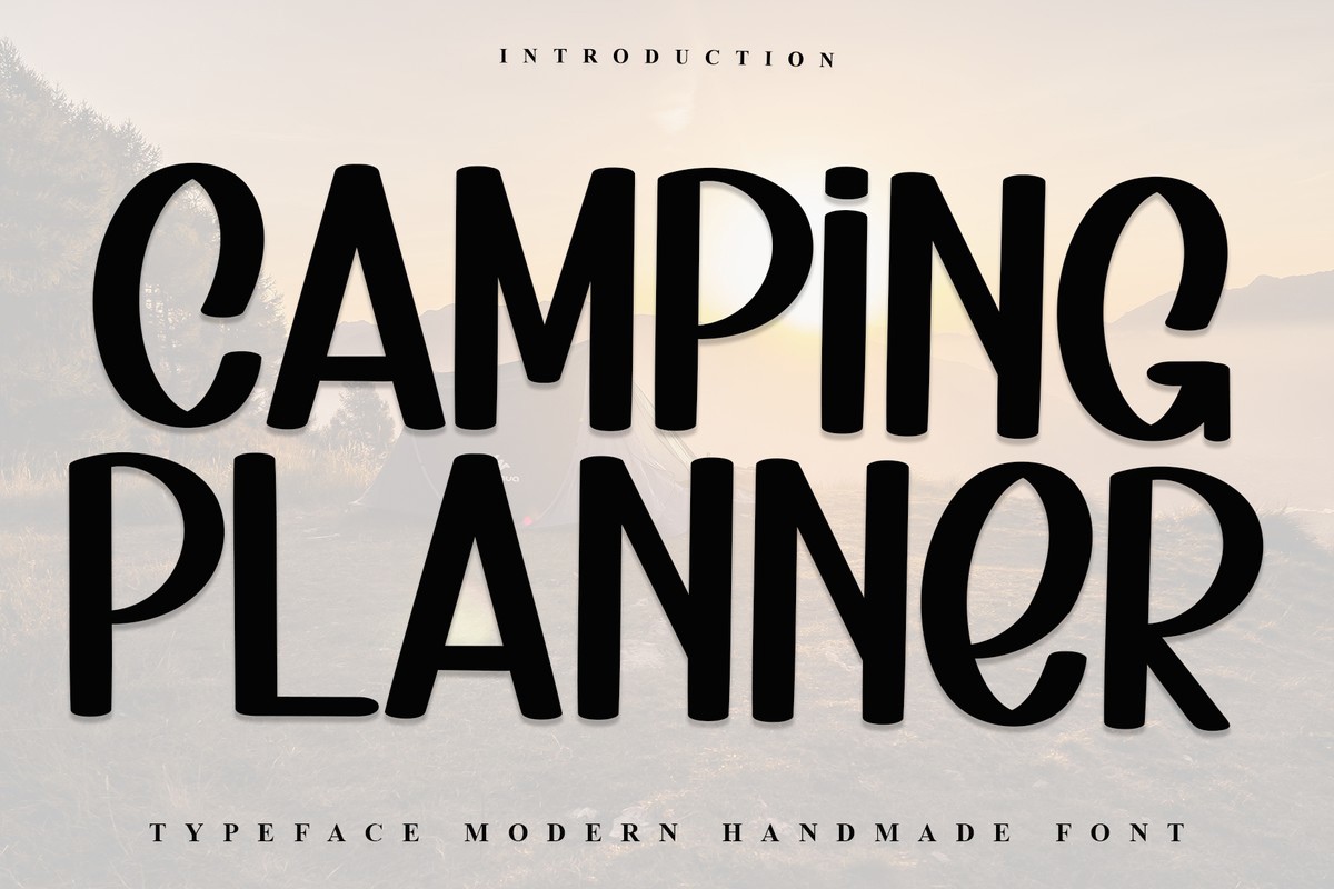 Font Camping Planner