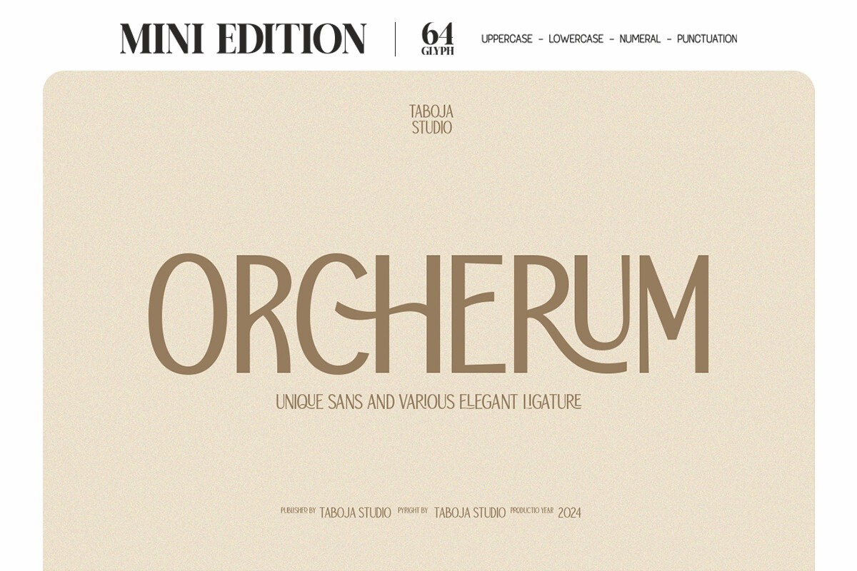 Font TBJ Orcherum Mini