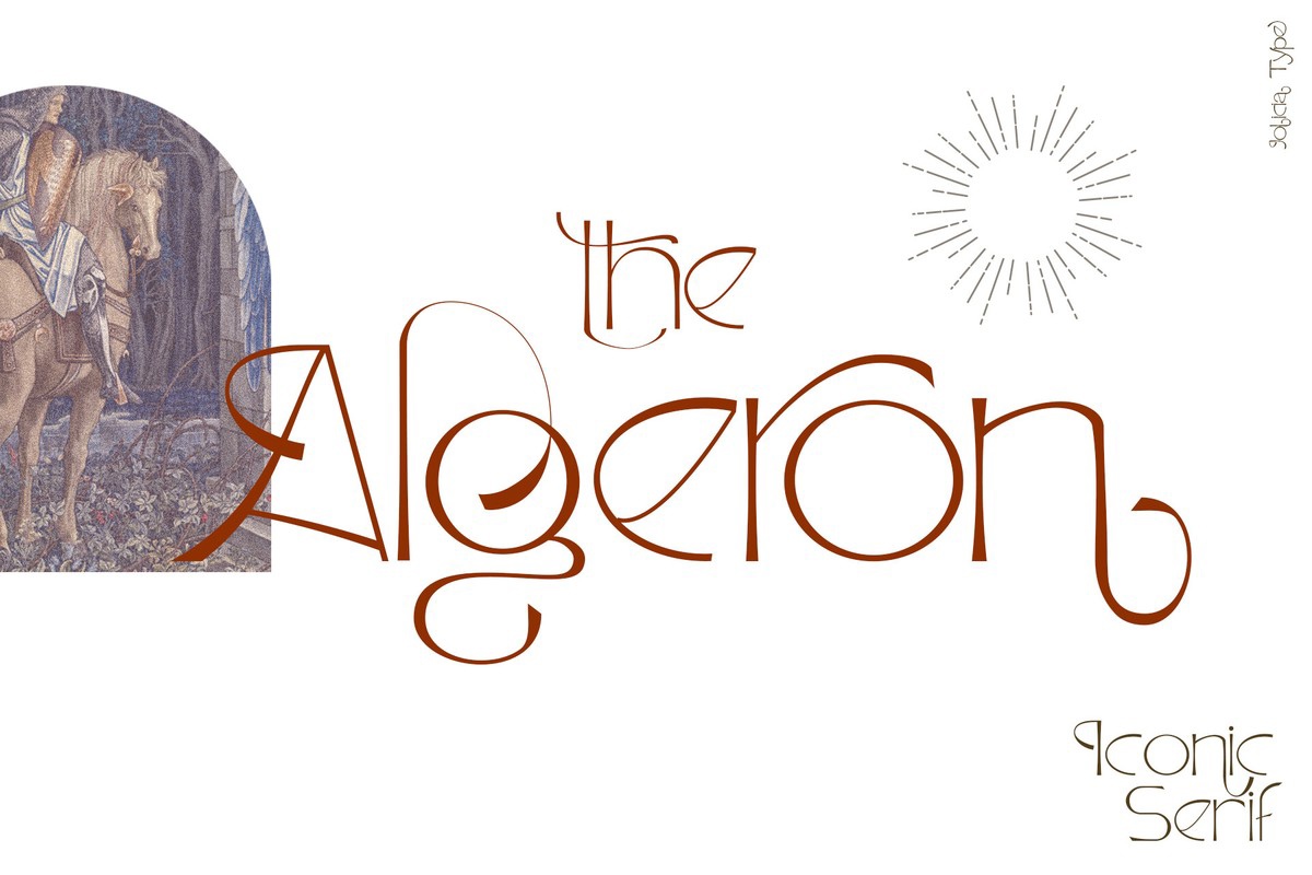 Font The Algeron