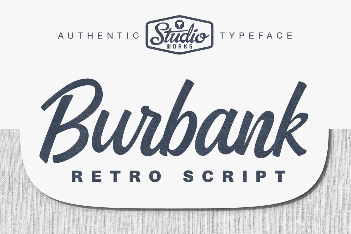 Font Burbank Script