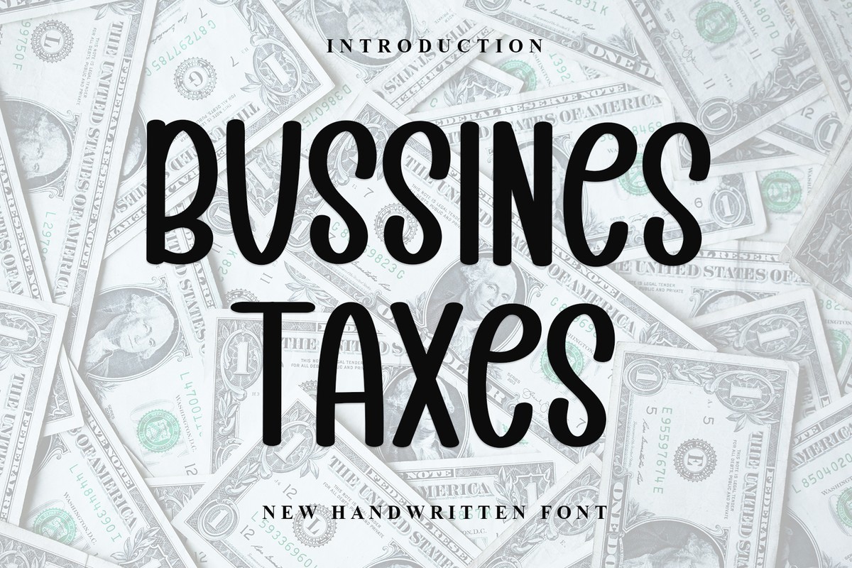 Font Bussines Taxes