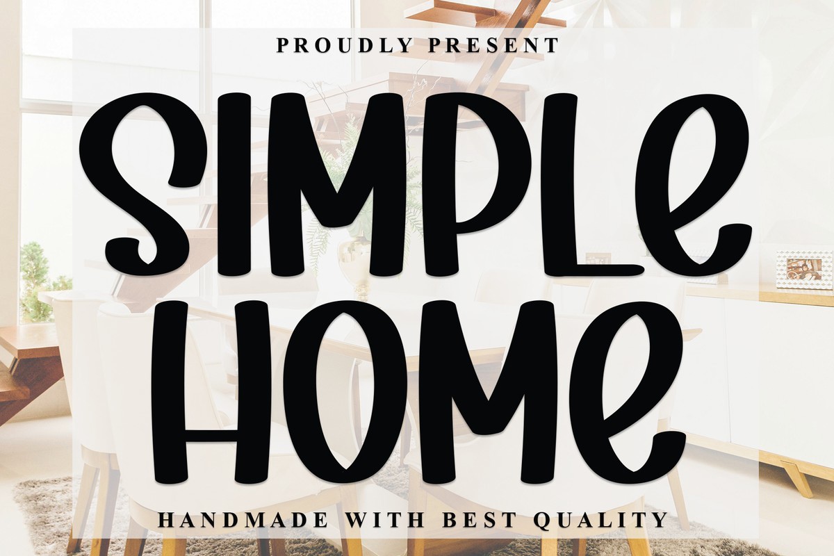 Font Simple Home