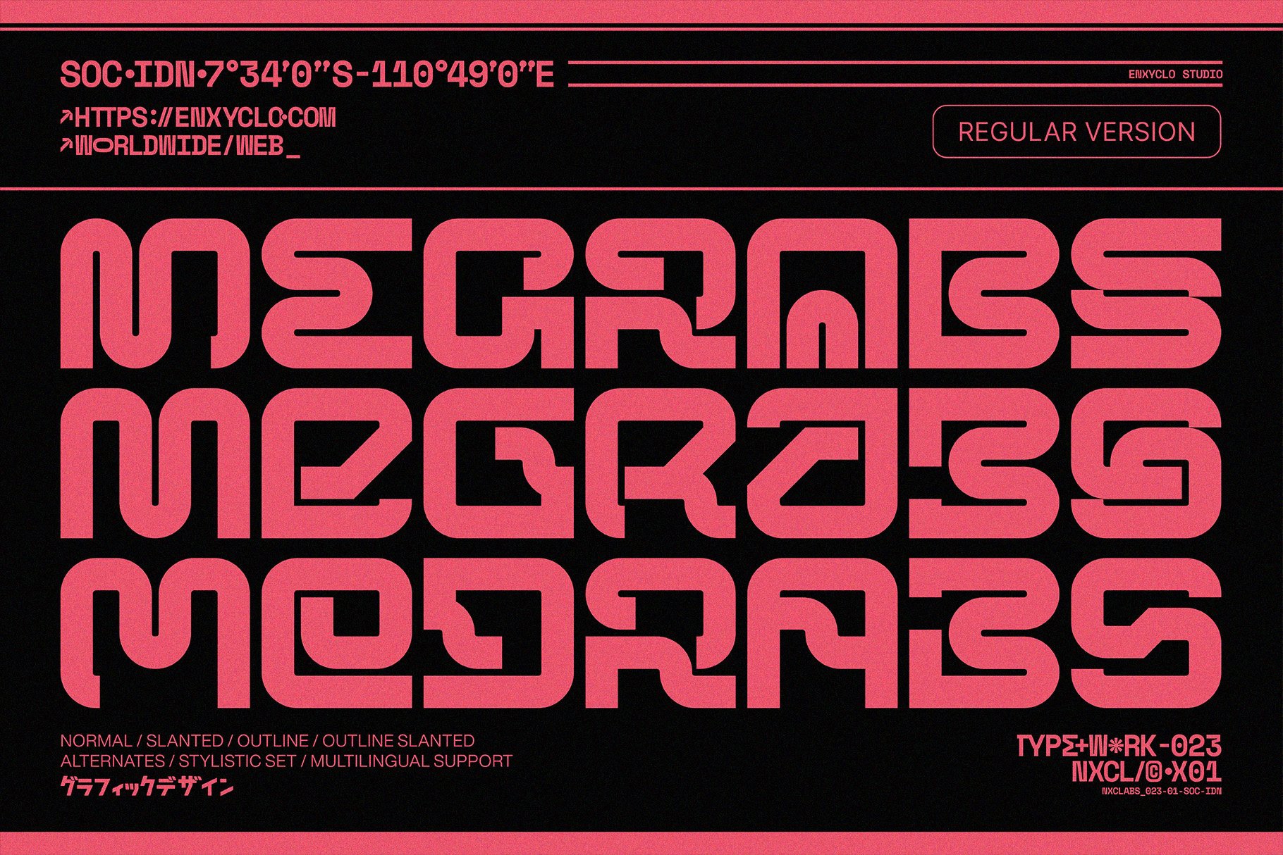 Font NCL Megrabs