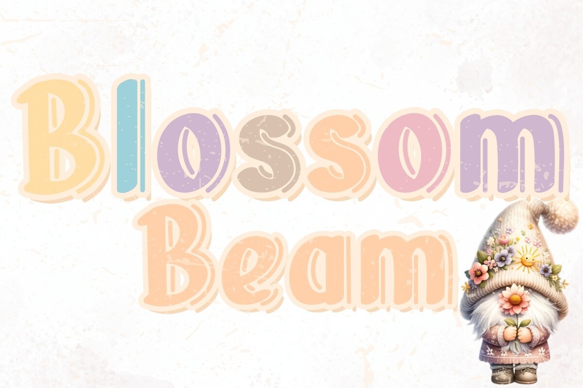 Font Blossom Beam