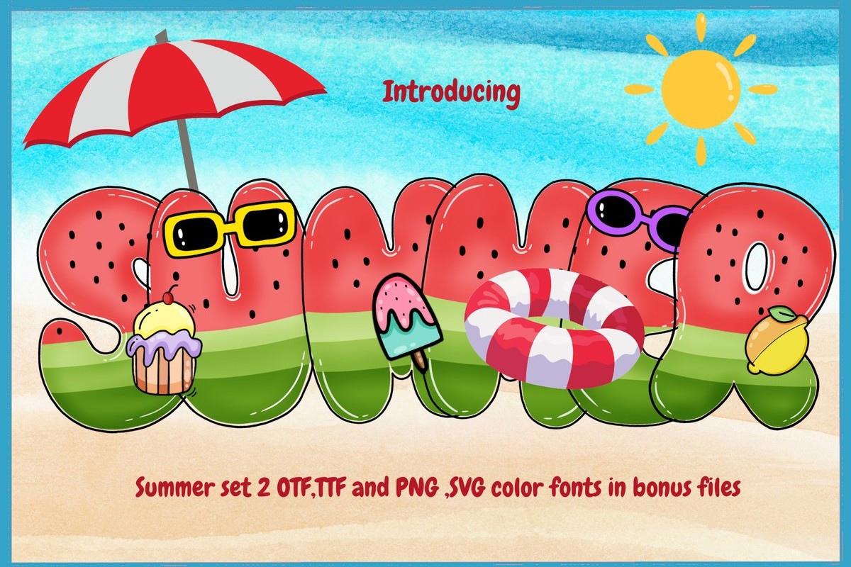 Font Summer Set 2