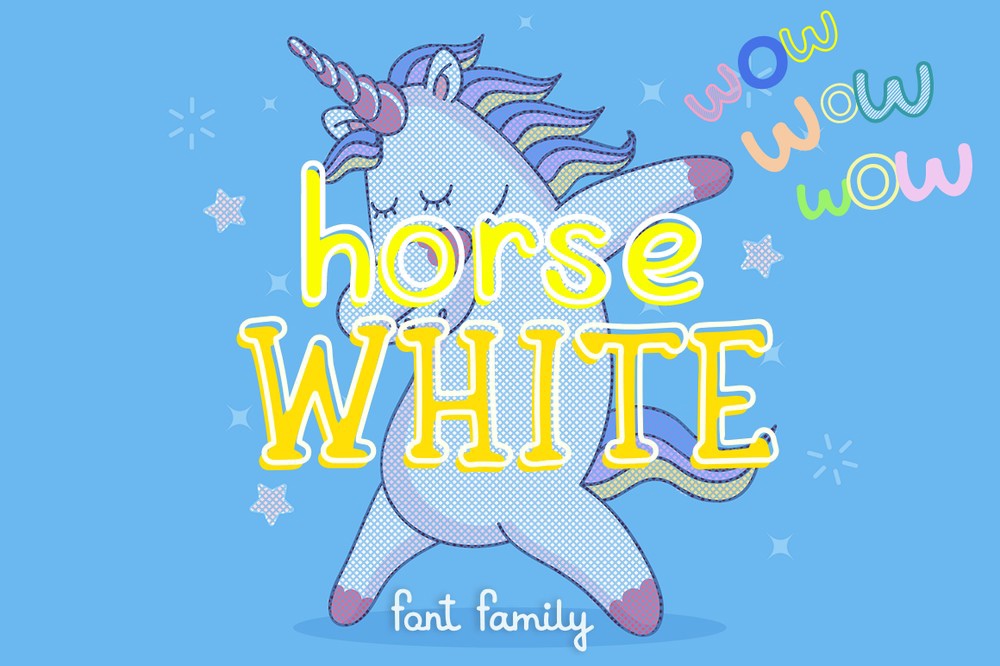 Font White Horse