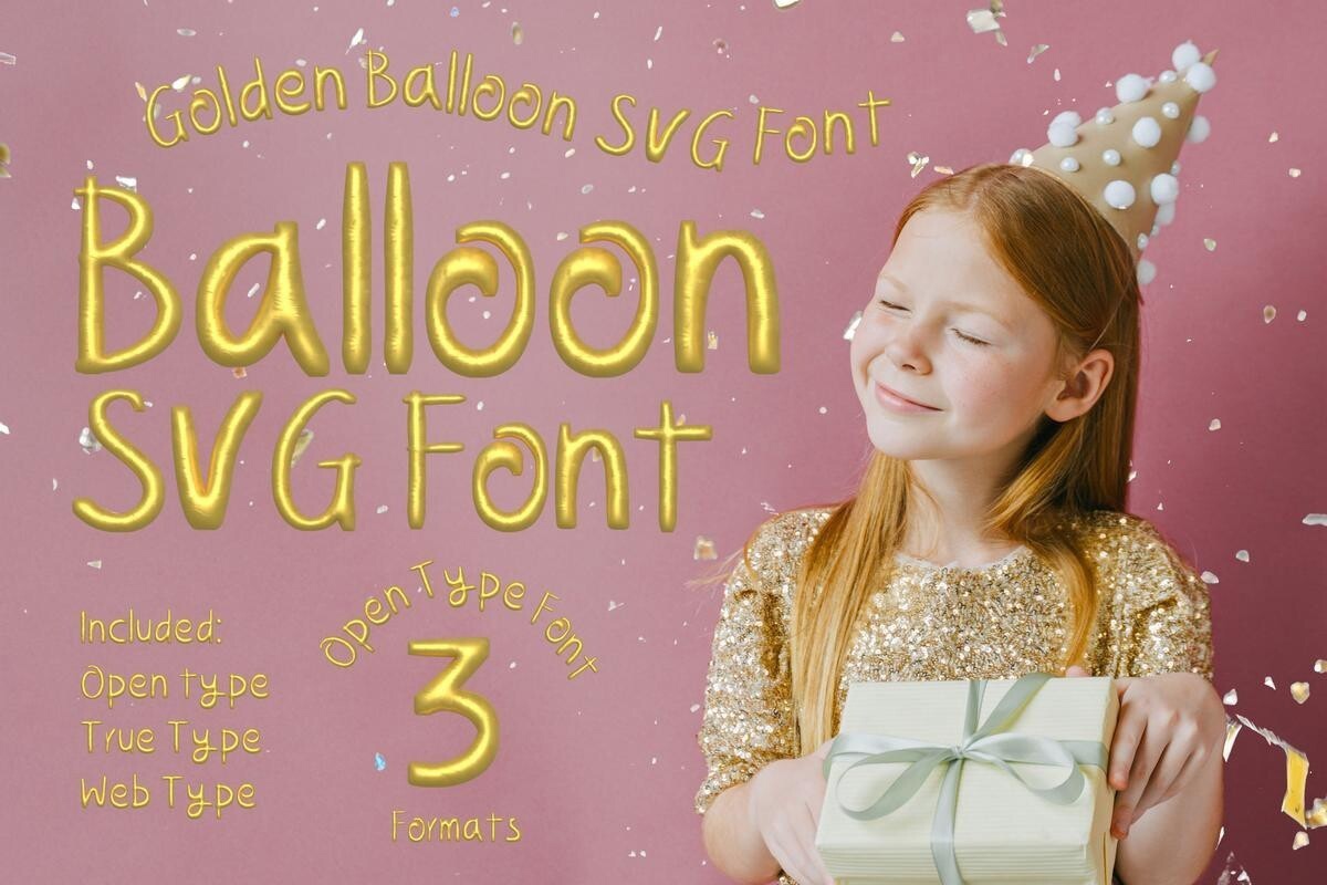 Font Golden Balloon