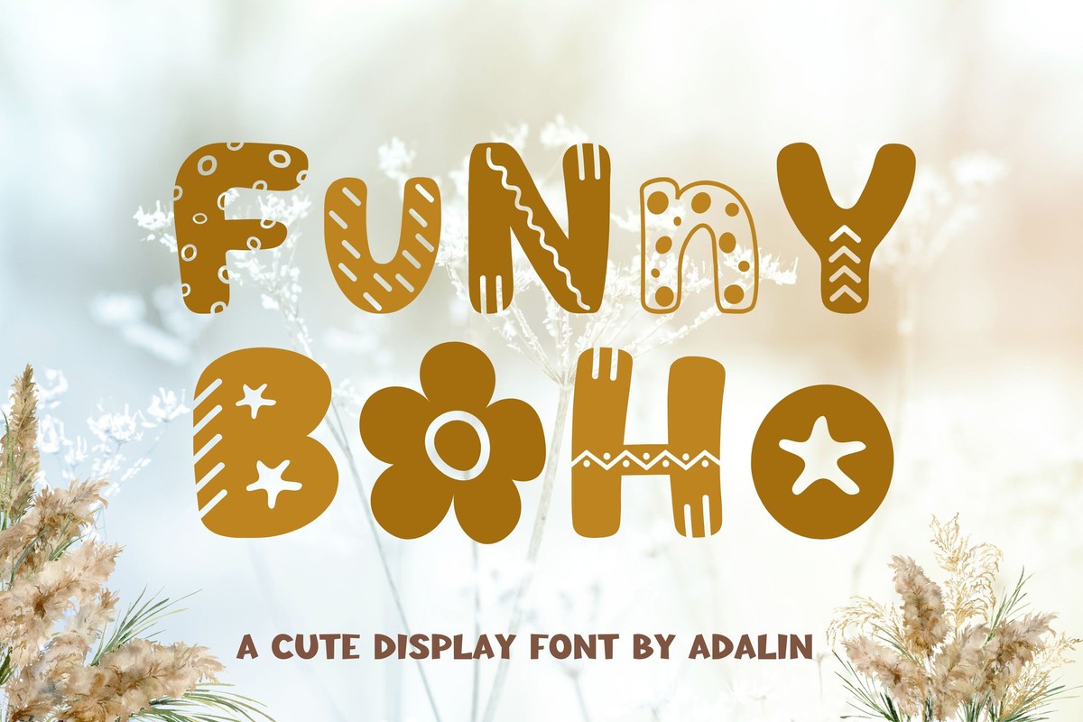 Font Funny Boho