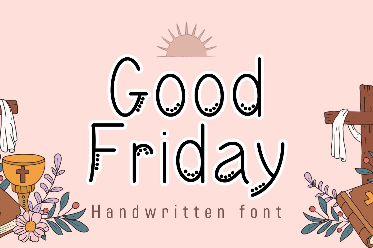 Font Good Friday