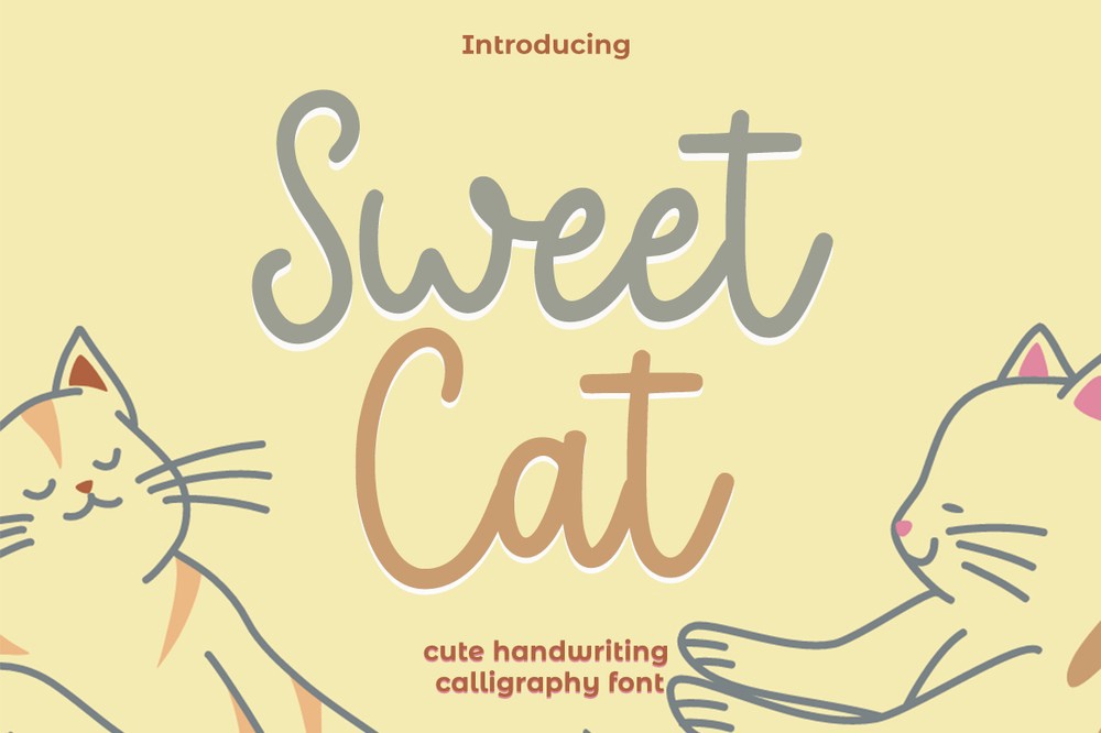 Font Sweet Cat