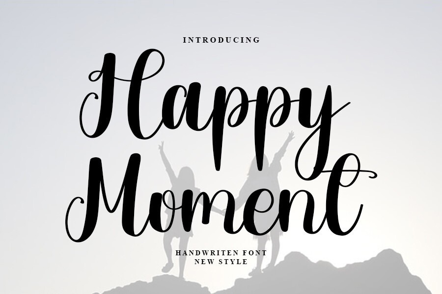 Font Happy Moment