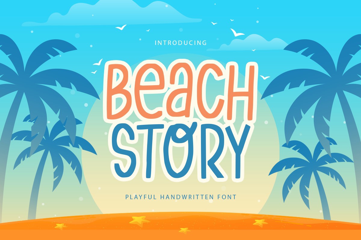 Font Beach Story