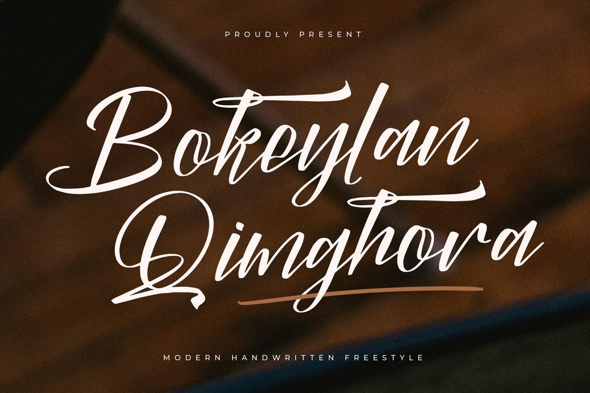 Font Bokeylan Qimghora