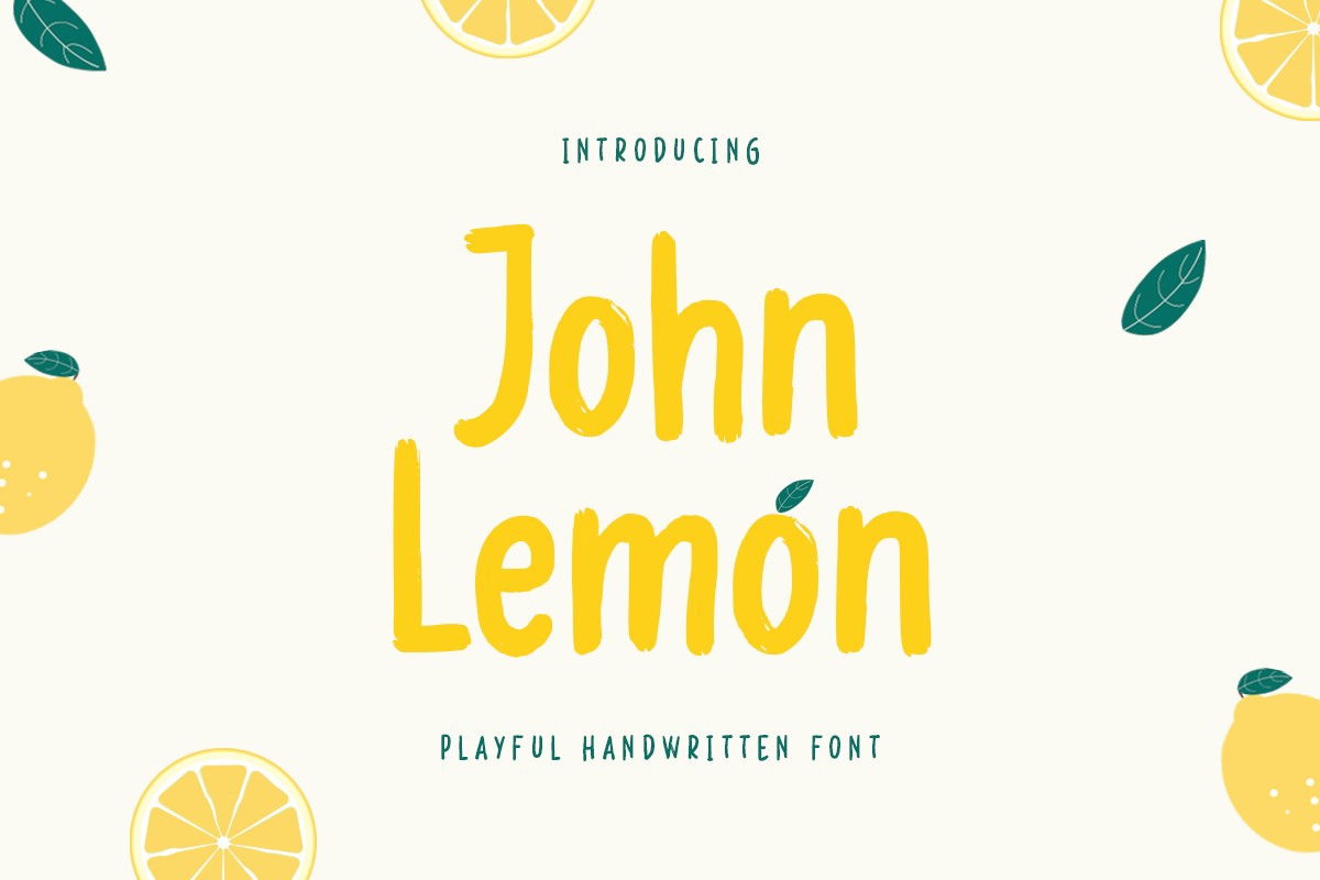 Font John Lemon