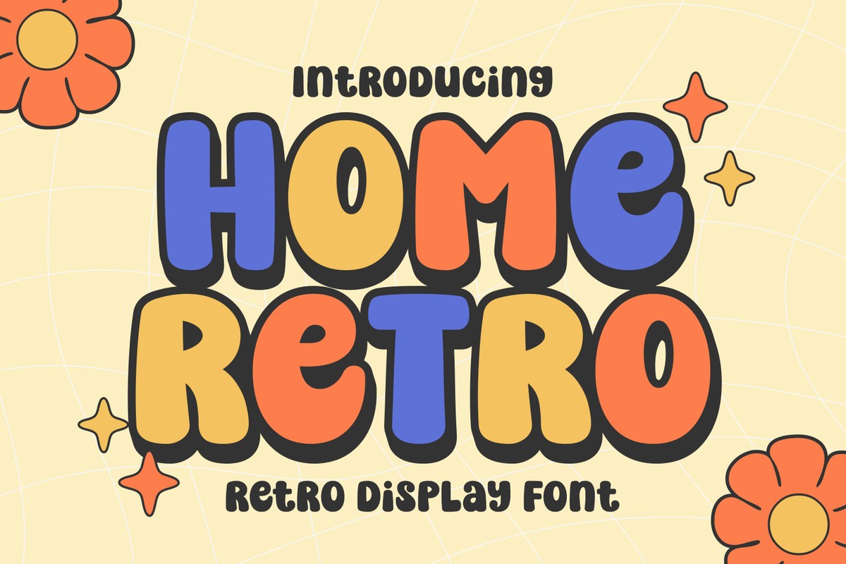 Font Home Retro