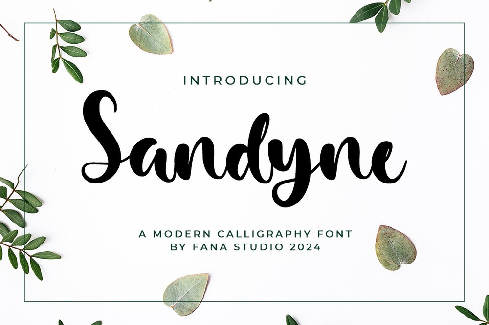 Font Sandyne