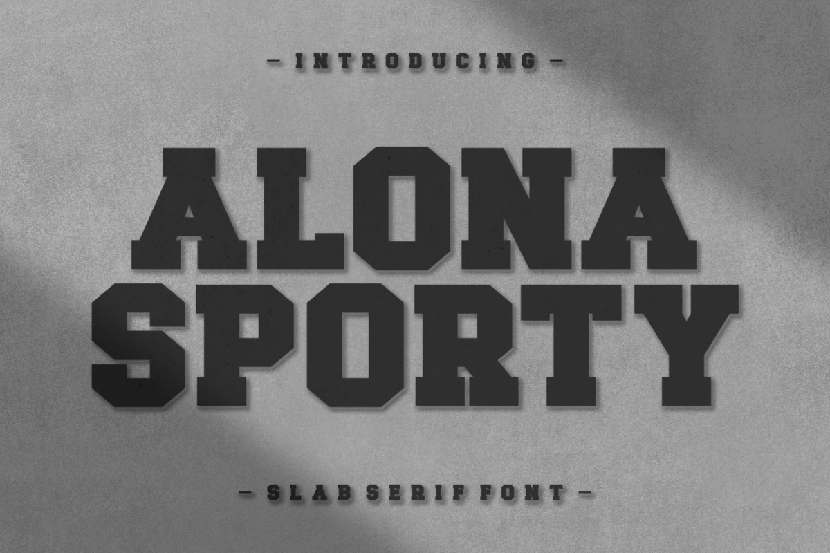 Font Alona Sporty