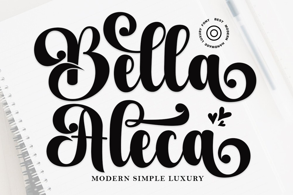 Font Bella Aleca