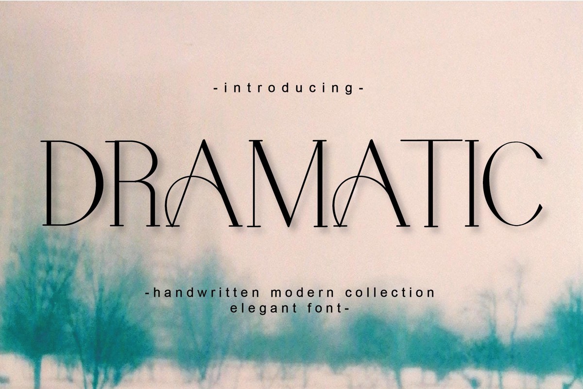 Font Dramatic