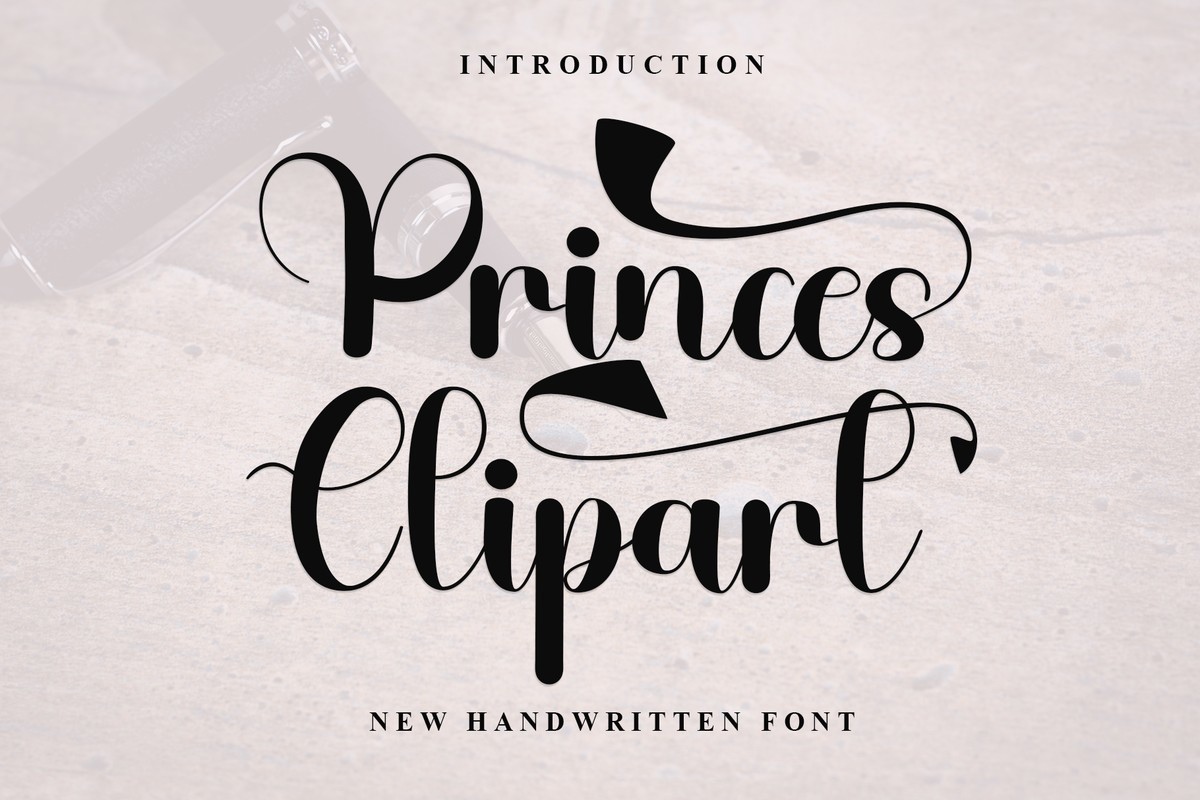 Font Princes Clipart