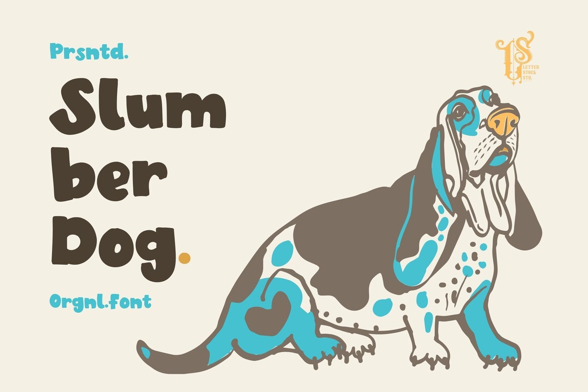 Font Slumber Dog