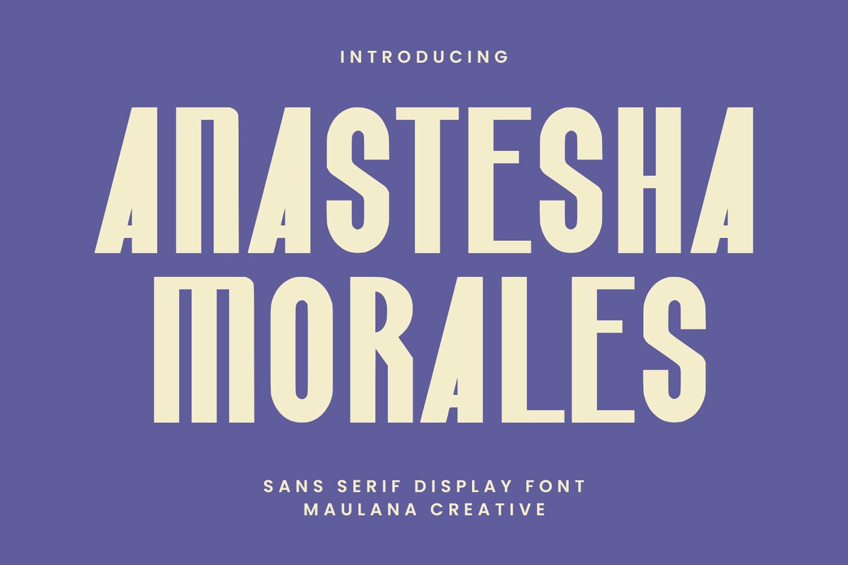 Font Anastesha Morales