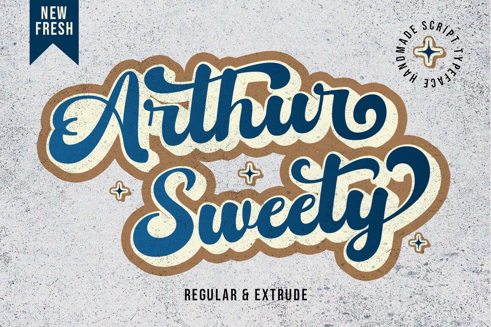 Font Arthur Sweety