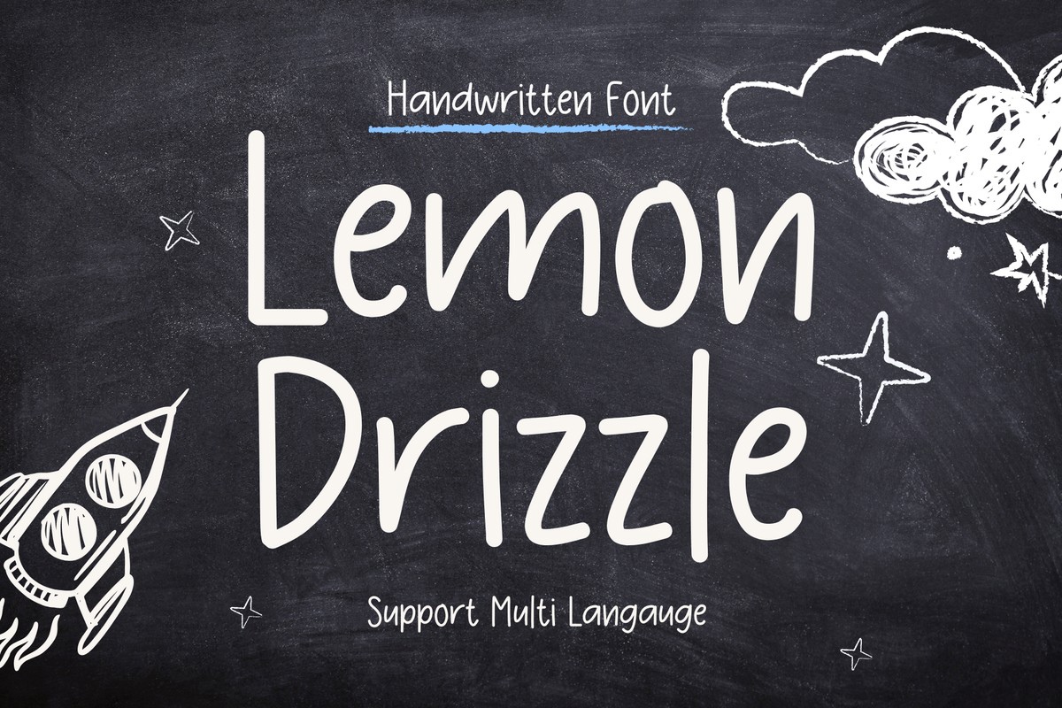 Font Lemon Drizzle