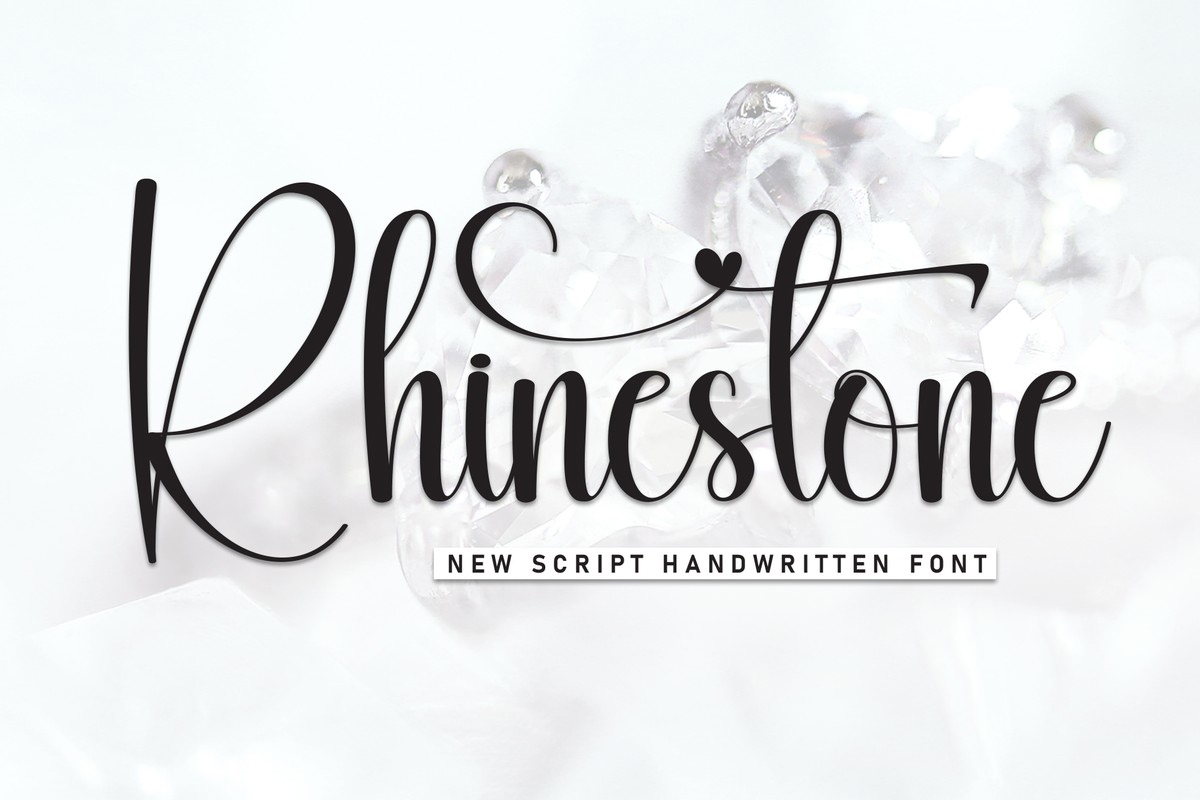 Font Rhinestone