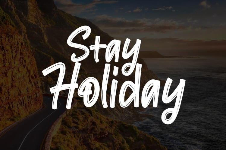 Font Stay Holiday