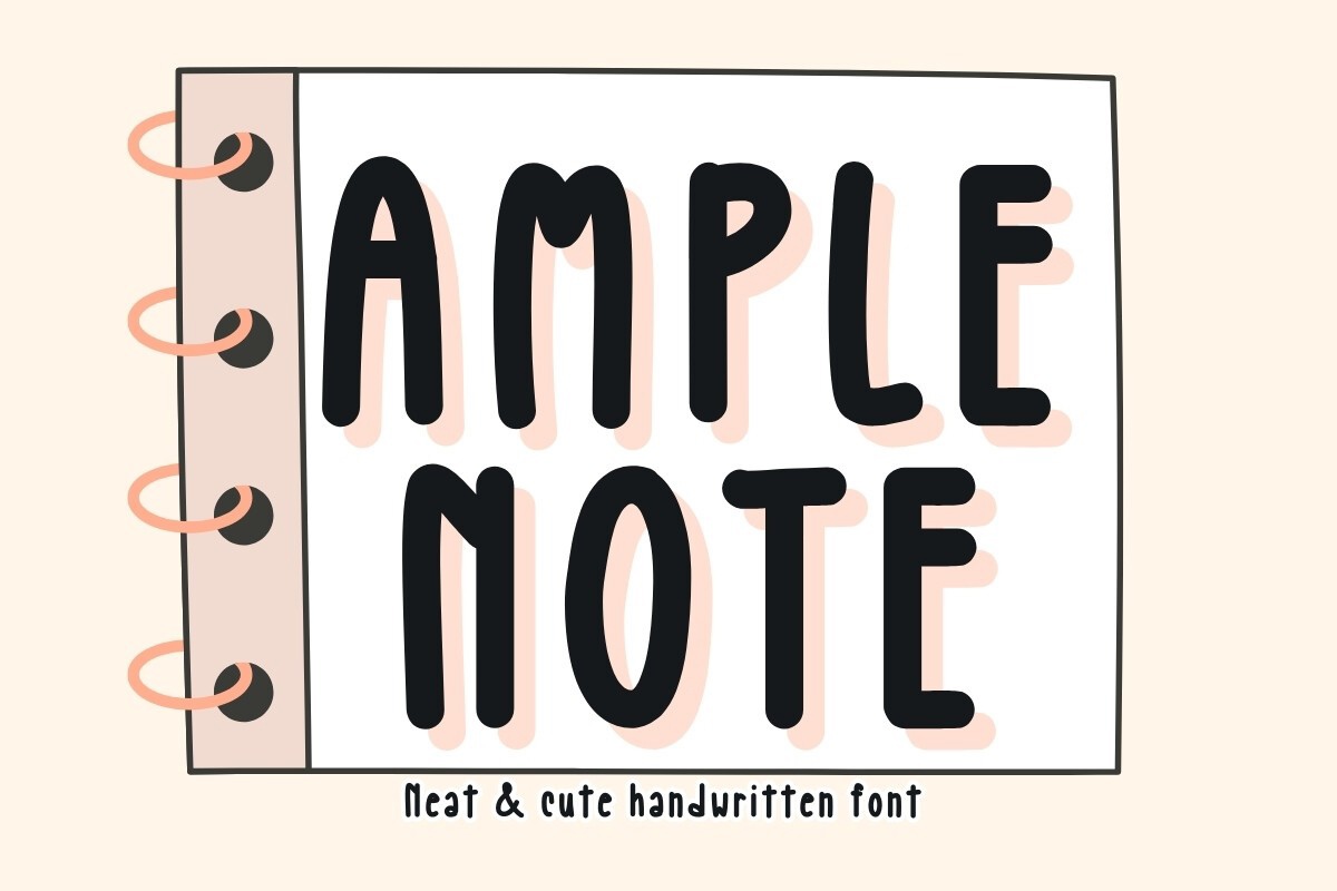 Font AmpleNote