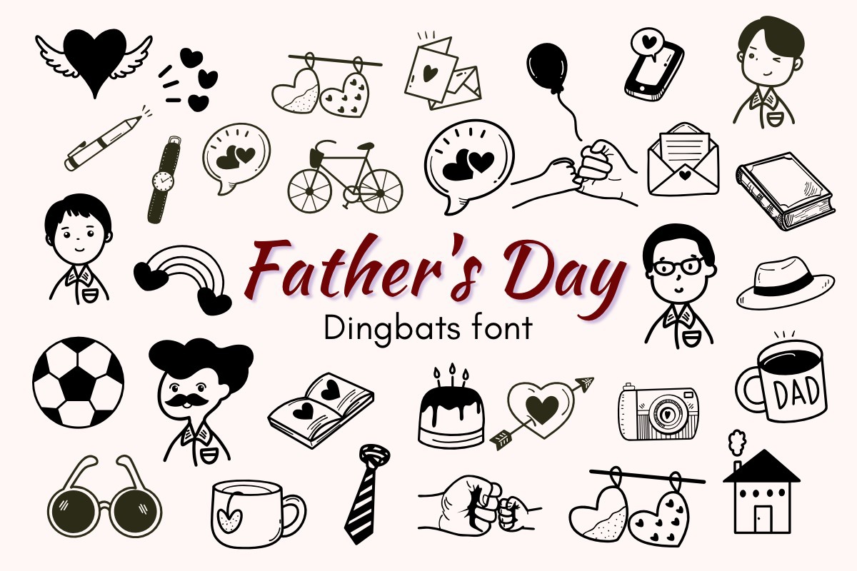 Font Father's Day