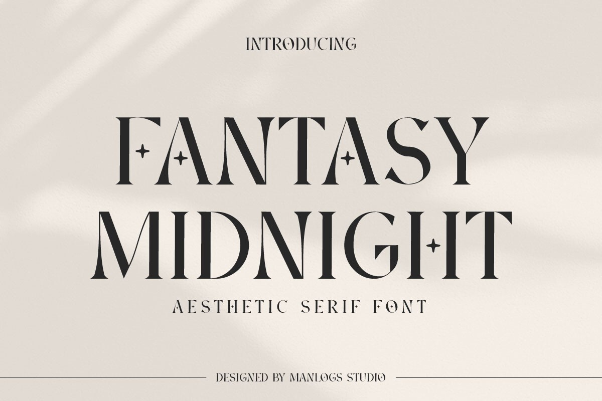 Font Fantasy Midnight