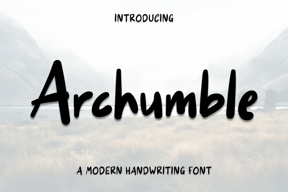 Font Archumble