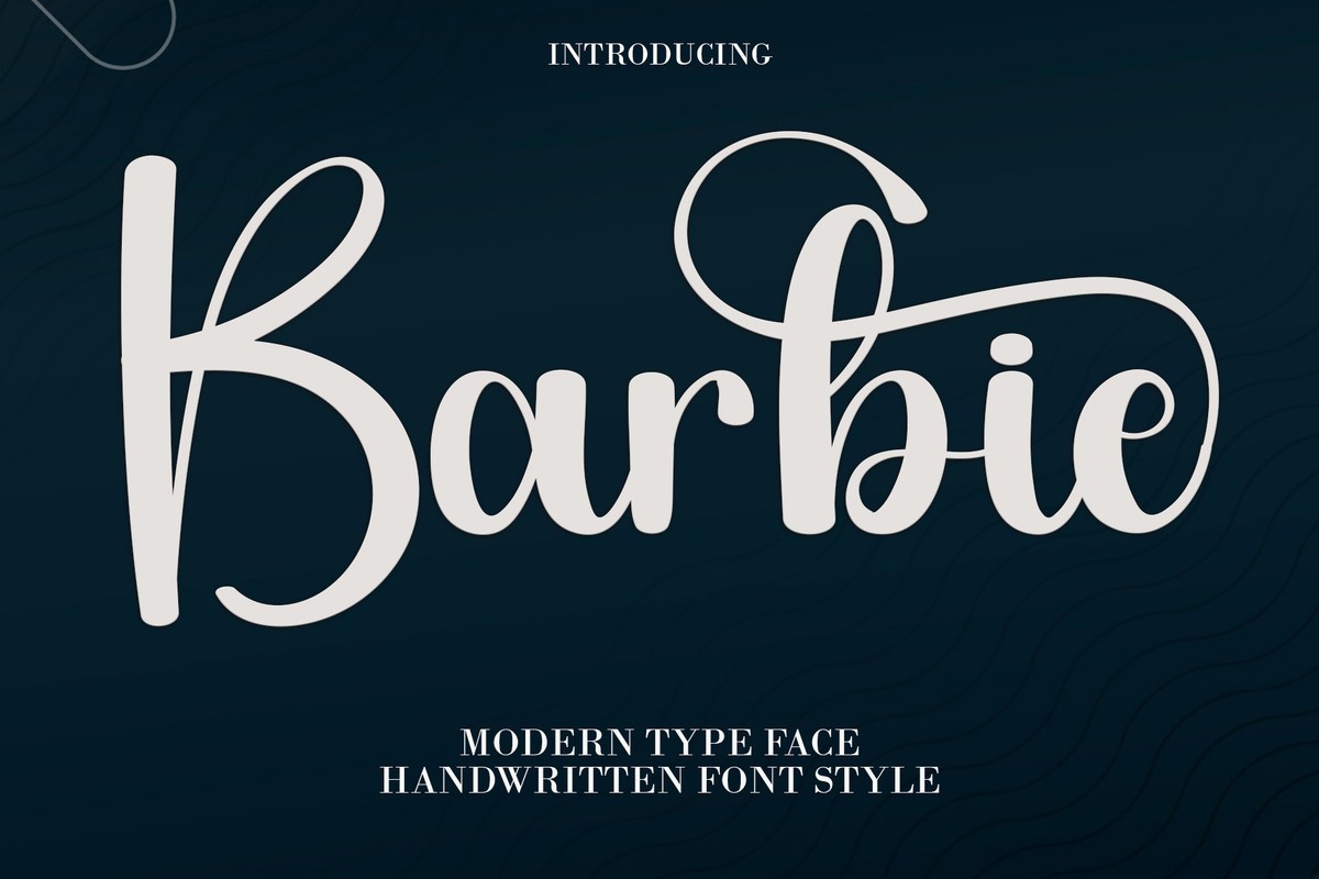 Font Barbie