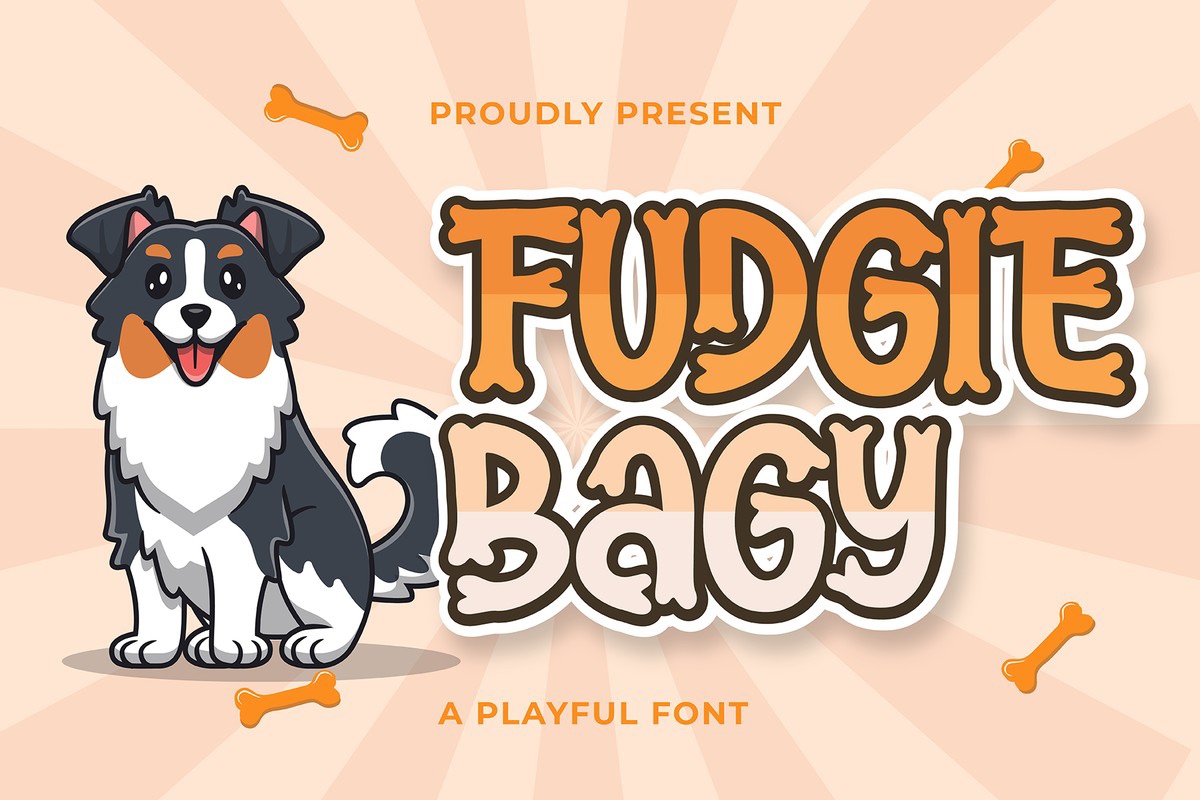 Font Fudgie Bagy