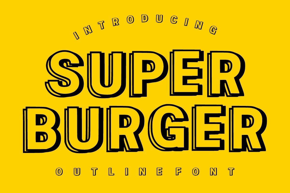 Font Super Burger