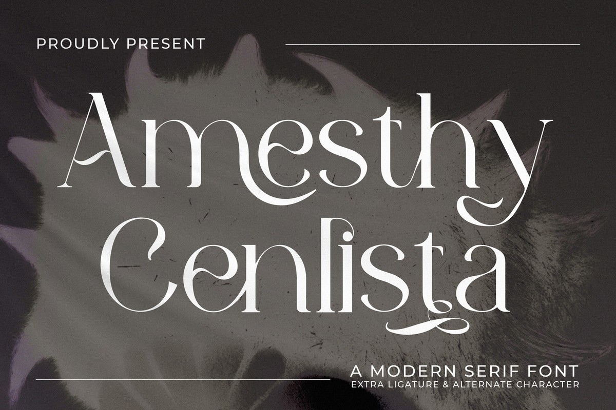 Font Amesthy Cenlista