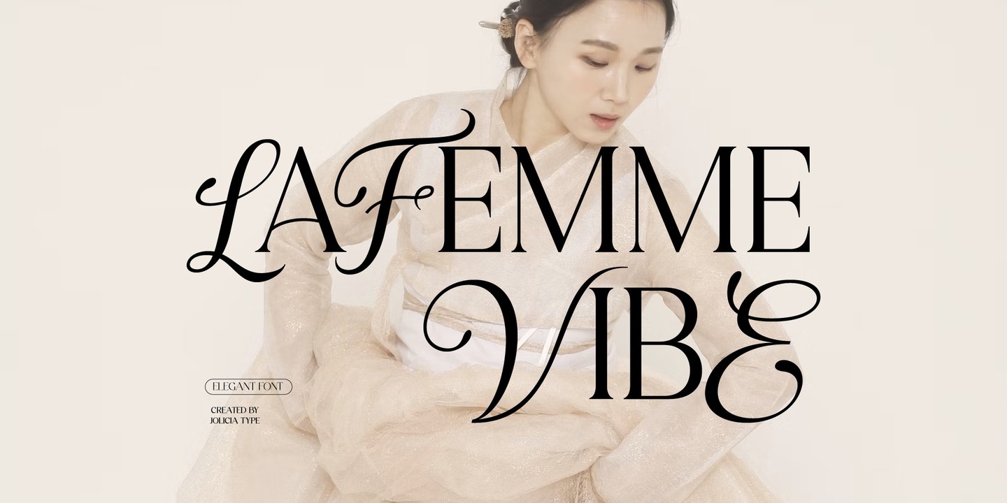 Font Lafemme Vibe