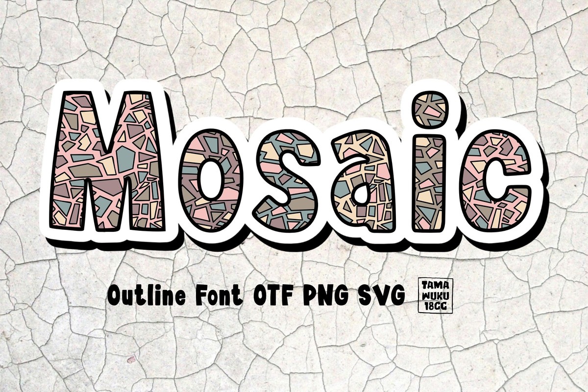 Font Mosaic Tamawuku 18CC