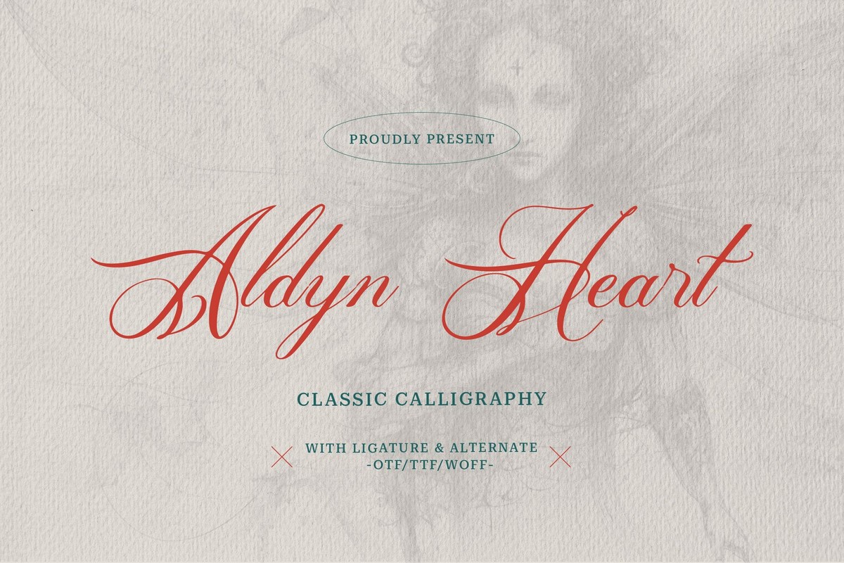 Font Aldyn Heart