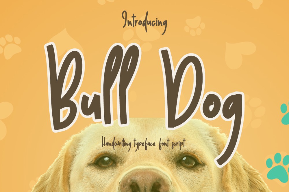 Font Bull Dog: download and install on the WEB site