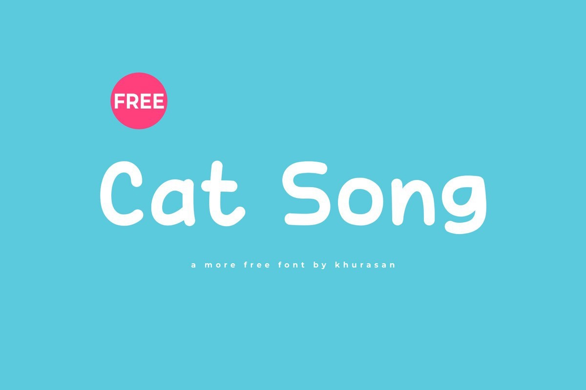 Font Cat Song