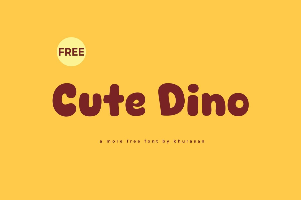 Font Cute Dino