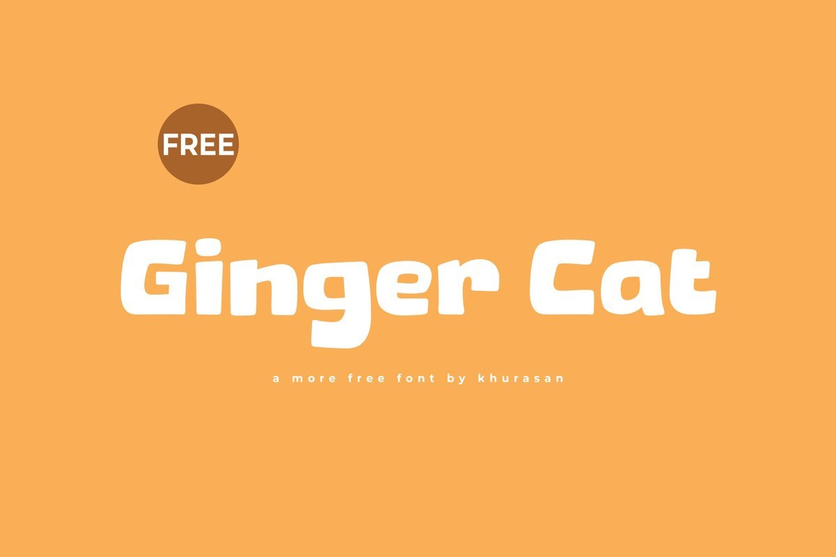 Font Ginger Cat: download and install on the WEB site