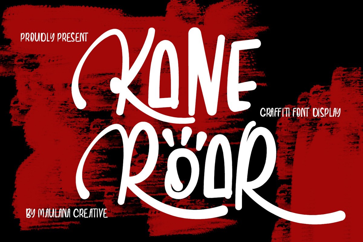 Font Kane Roar