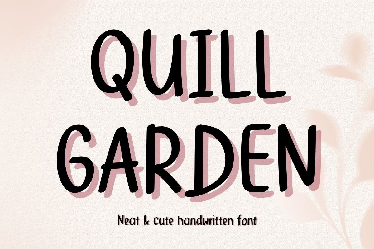 Font QuillGarden